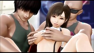 Japanese teen tolerant in 3d games